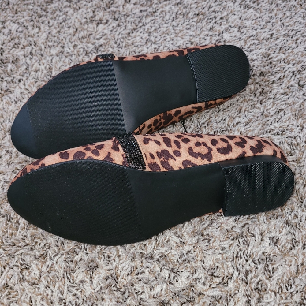 Torrid Leopard Rhinestone Emb Band Loafer - Picture 2 of 2